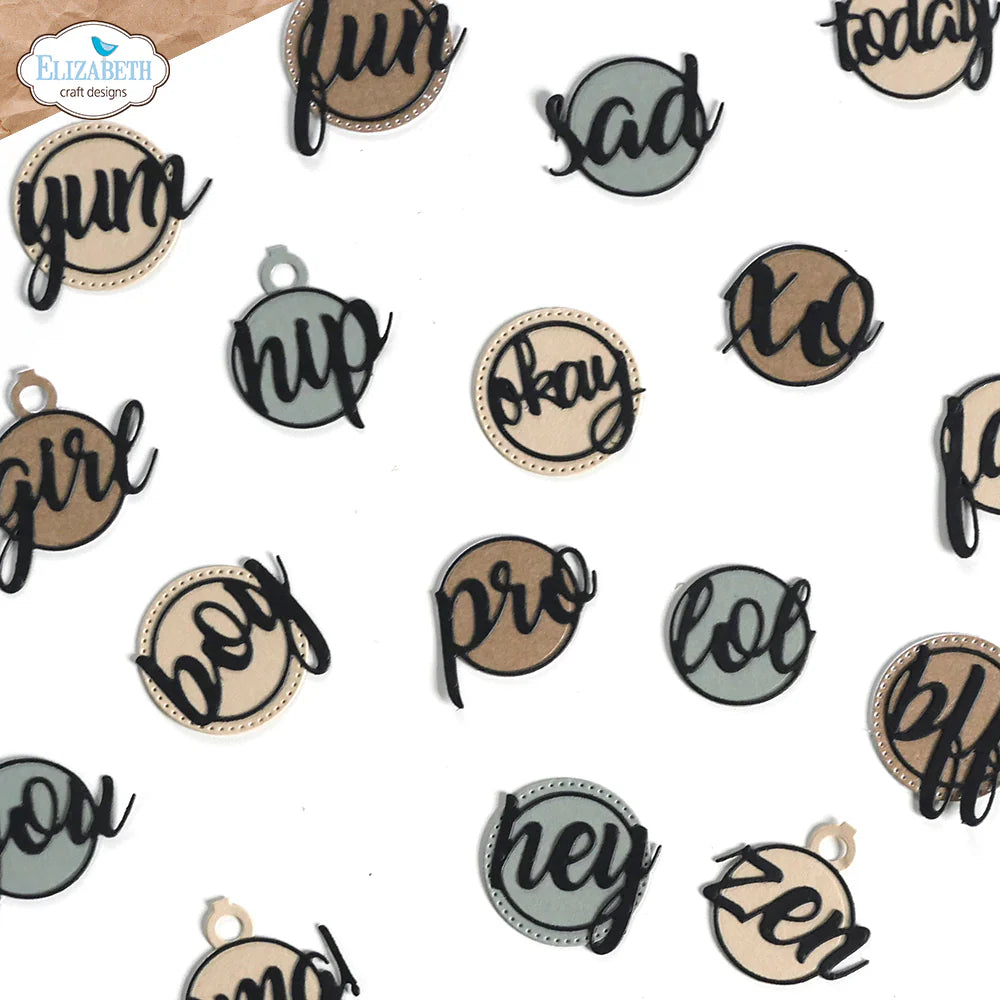 Elizabeth Craft Designs Planner Essentials 43 Circle Words